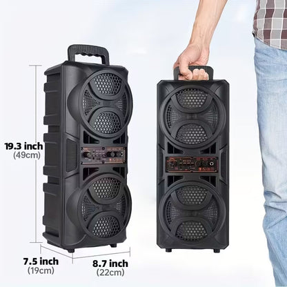 3000W Portable Wireless Speaker with Dual Subwoofers - Factory Direct Shop