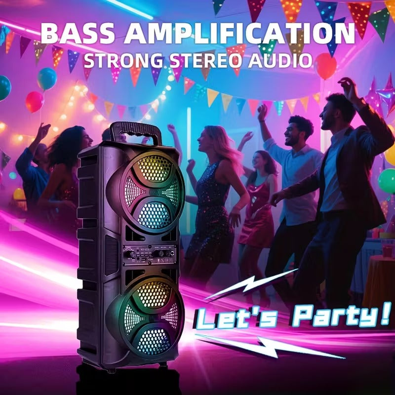 3000W Portable Wireless Speaker with Dual Subwoofers - Factory Direct Shop