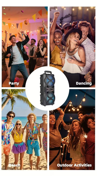 3000W Portable Wireless Speaker with Dual Subwoofers - Factory Direct Shop