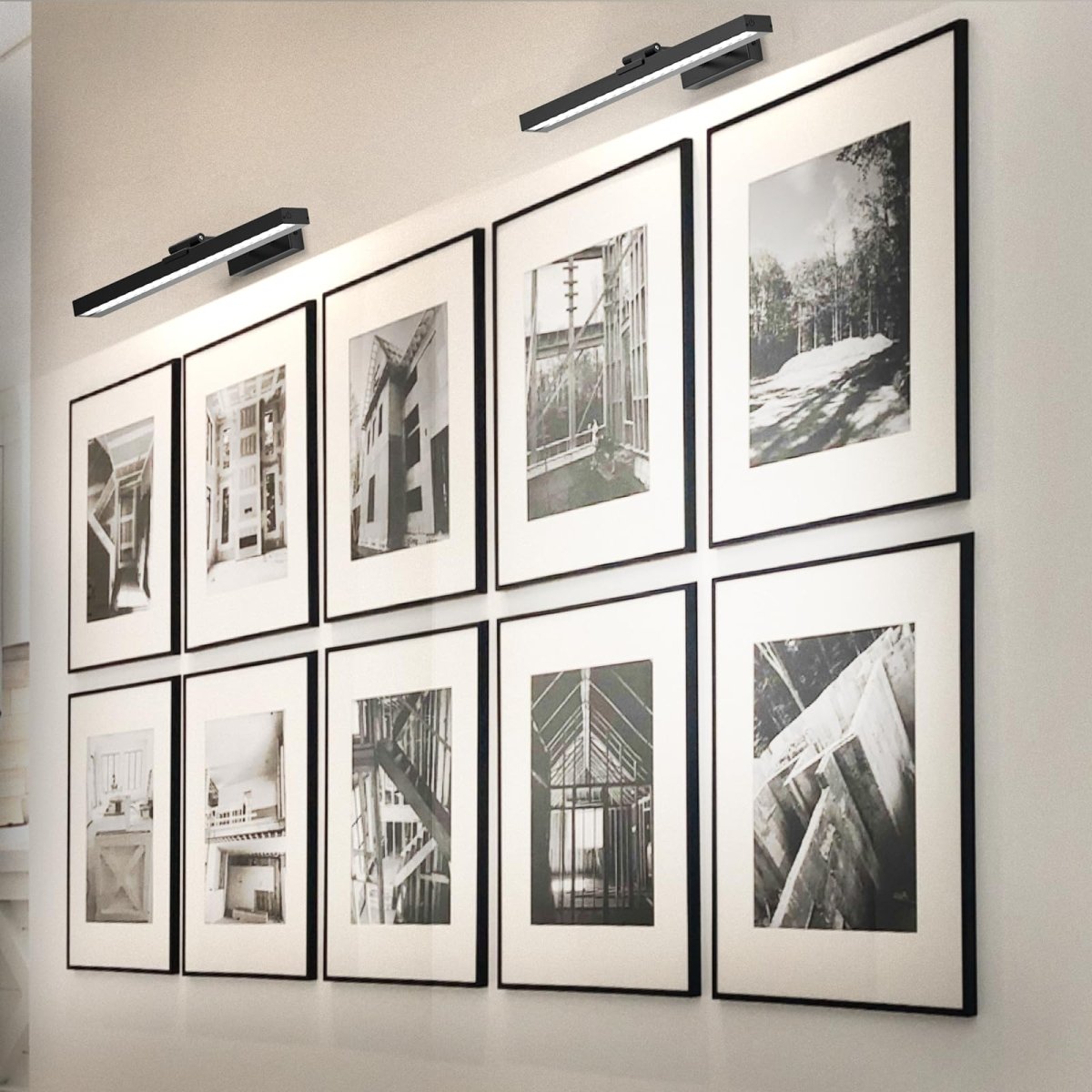 Picture Light Battery Operated, 16in Wireless Art Light for Paintings Color Temperature Adjustable Dimmable Battery Picture Light with Remote Control for Gallery Dartboard Art Bedroom Bathroom - Factory Direct Shop