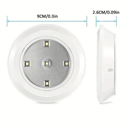 6 LED Light Set with Remote - Warm White for Cabinets & Displays - Factory Direct Shop