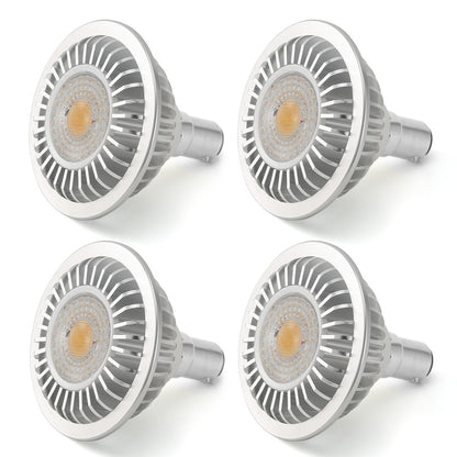 AR70 LED Light Bulb BA15D B15 Base, AC/DC12V Input, 7W 500lm for Home Household Commercial Lighting, 50W Halogen Lamp Replacement(Warm White,4 Pack) - Factory Direct Shop