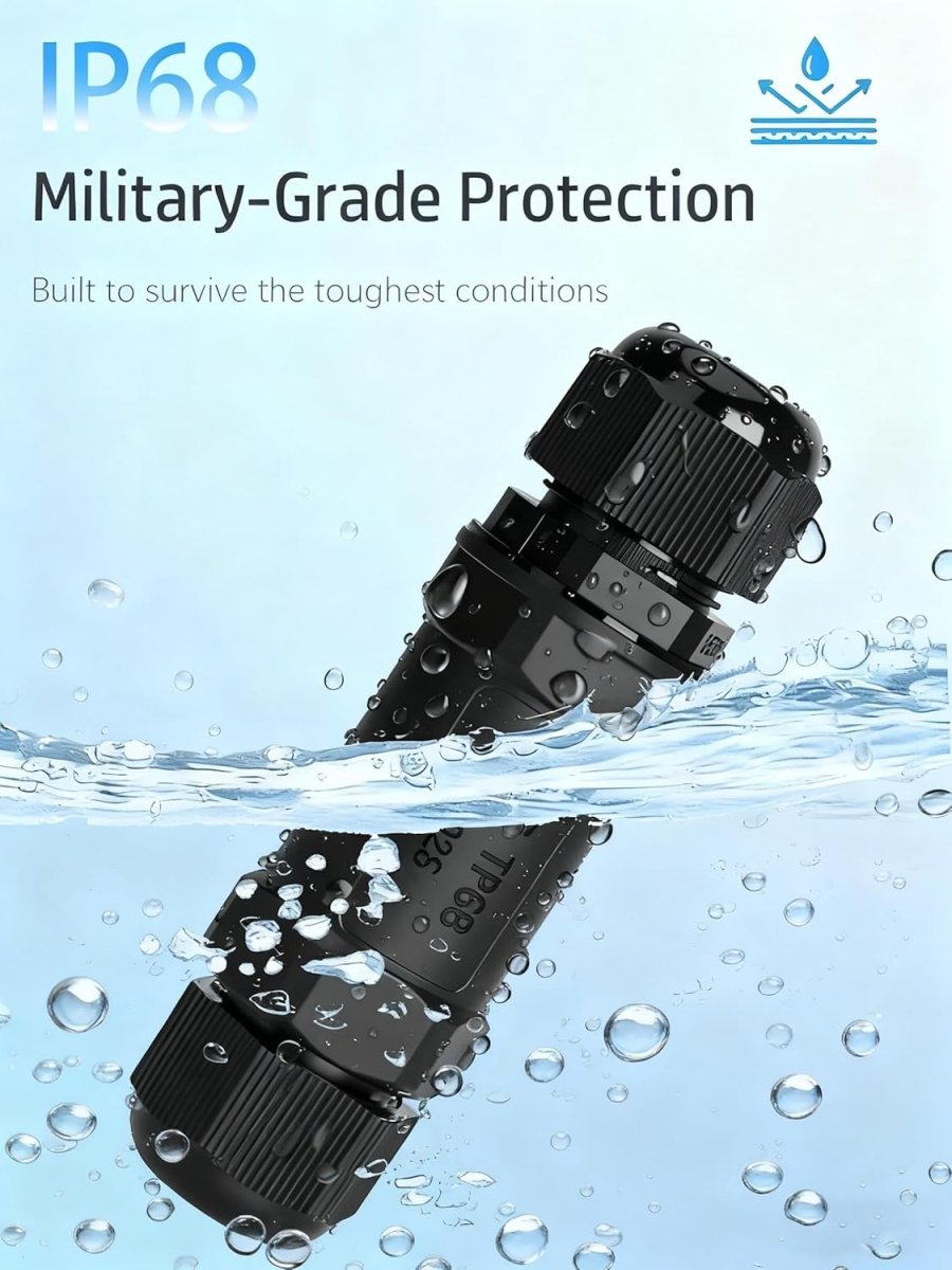 Starlink Coupler for Starlink Cable/Cat7/Cat6/Cat5E/Cat5 Network LAN Cable Extender IP68 Waterproof (PoE Supported) - Factory Direct Shop