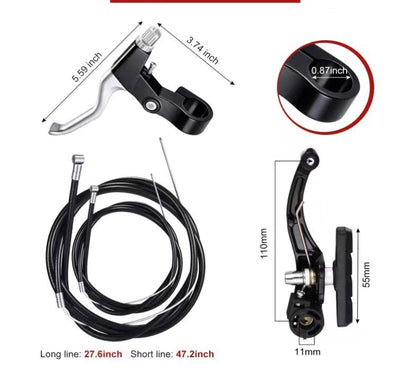 Black Brake Kit - High-Performance Brake Components for Cars/Trucks/Motorcycles