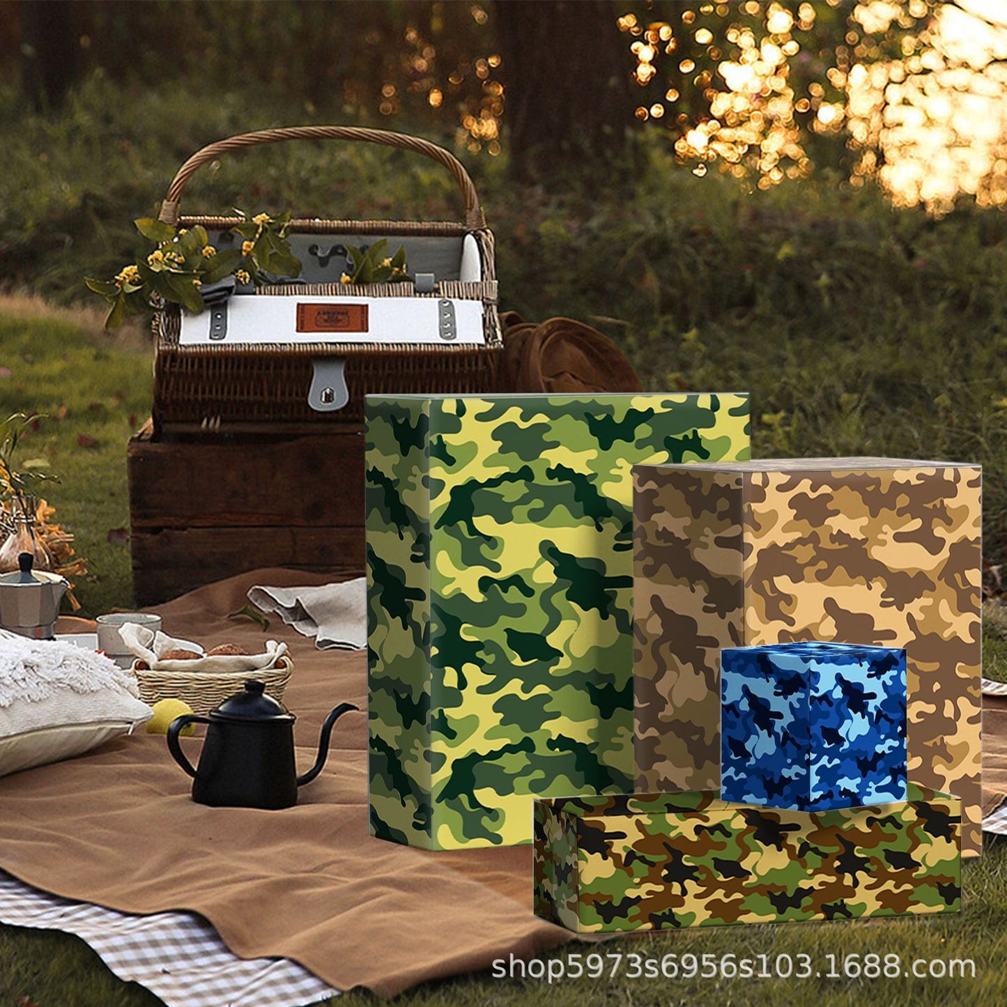 Wrapping Paper - Style WZ021 (12-Sheet Set)