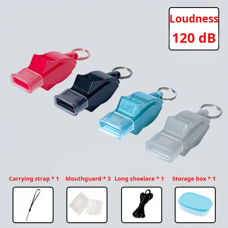 100 Pack Pea - less Plastic Whistles with Lanyards, Loud Crisp Sound Sports Whistle for Coaches, Referees & Officials, Durable Lightweight Outdoor Training Equipment - Factory Direct Shop