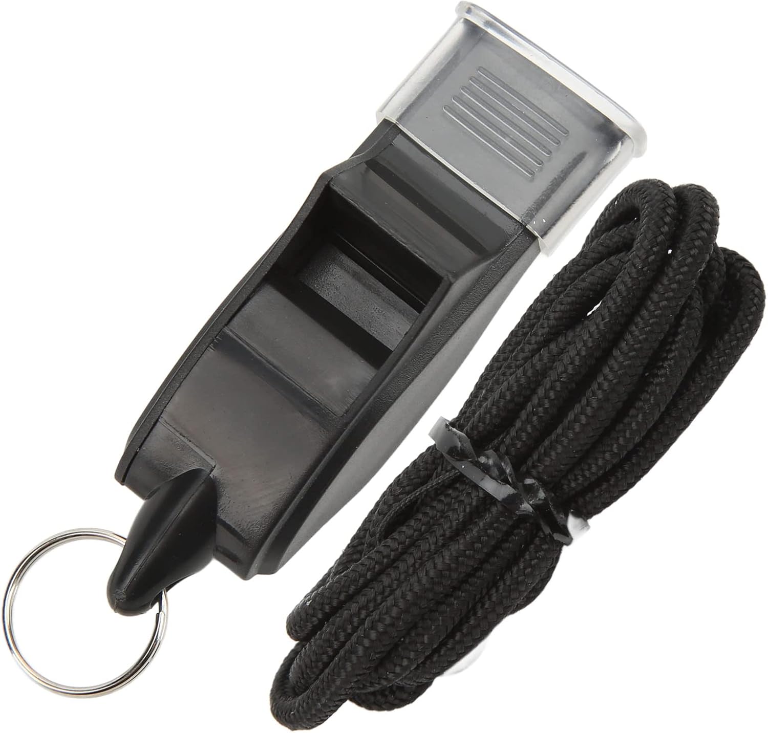 100 Pack Pea - less Plastic Whistles with Lanyards, Loud Crisp Sound Sports Whistle for Coaches, Referees & Officials, Durable Lightweight Outdoor Training Equipment - Factory Direct Shop