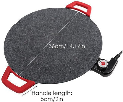Smokeless Indoor Electric Grill & Nonstick Griddle – Compact, Fast - Heating Tabletop Grill for Steaks, Burgers, Pancakes, BBQ, and Everyday Indoor Cooking - Factory Direct Shop