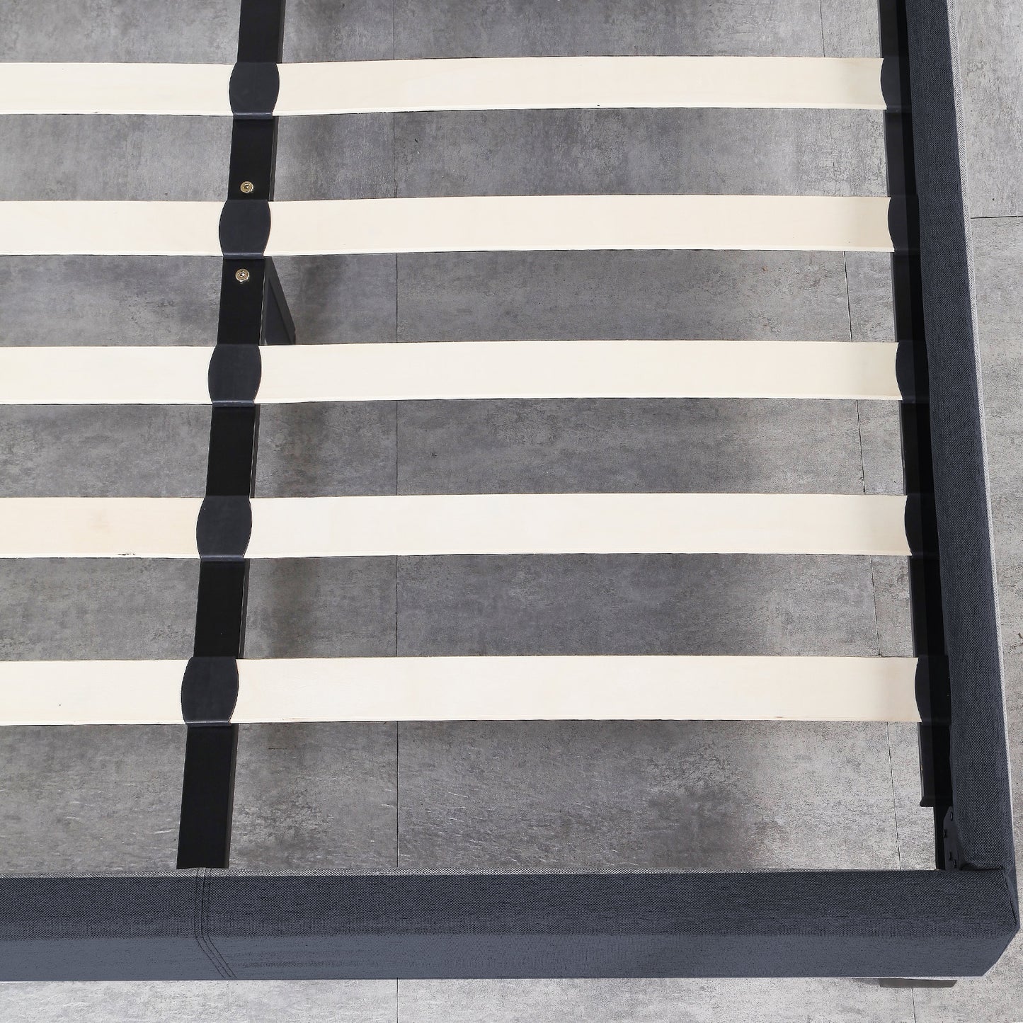 Milano Sienna Luxury Bed Frame - Single - Charcoal