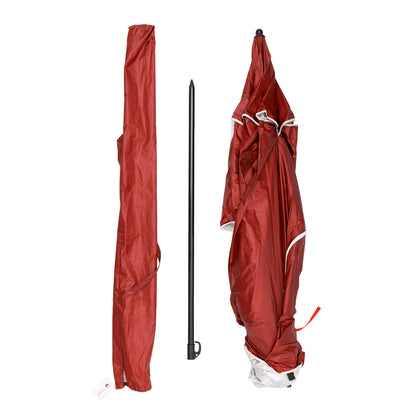 Beach Umbrella 2.4M - Red