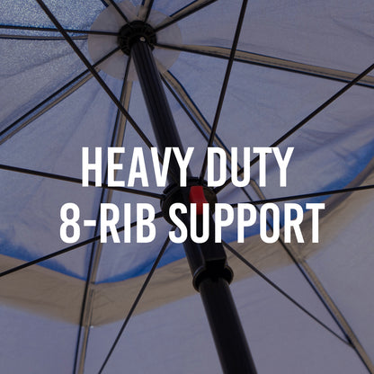 Beach Umbrella 2.4M - Red