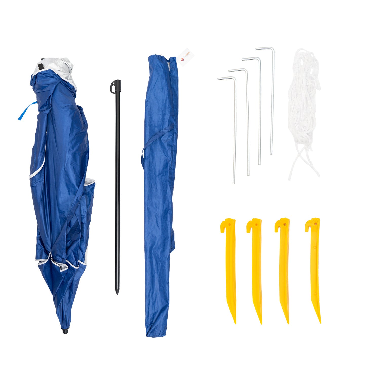 Beach Umbrella 2.4M - Blue