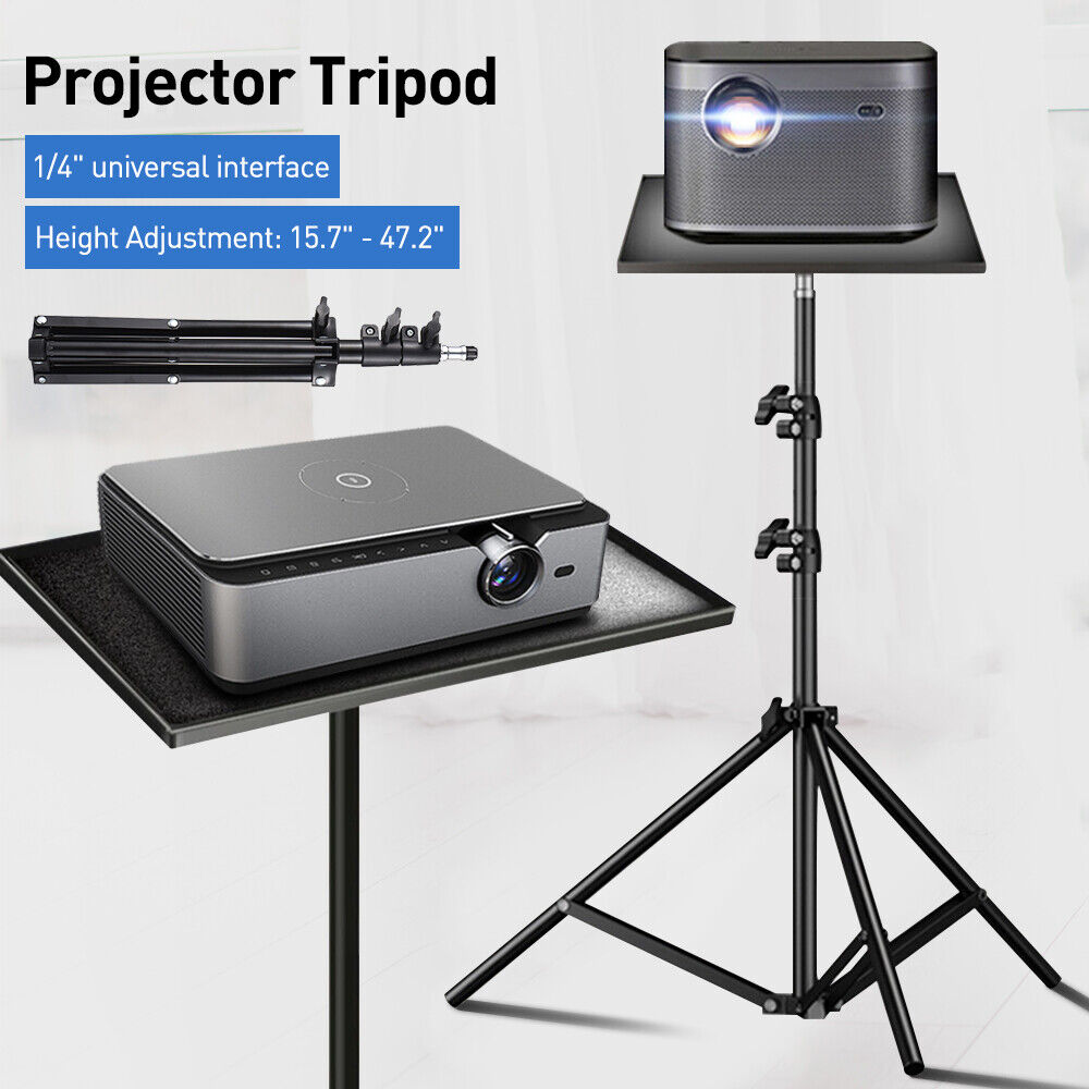 Portable Adjustable Laptop Projector Stand Tripod with Tray