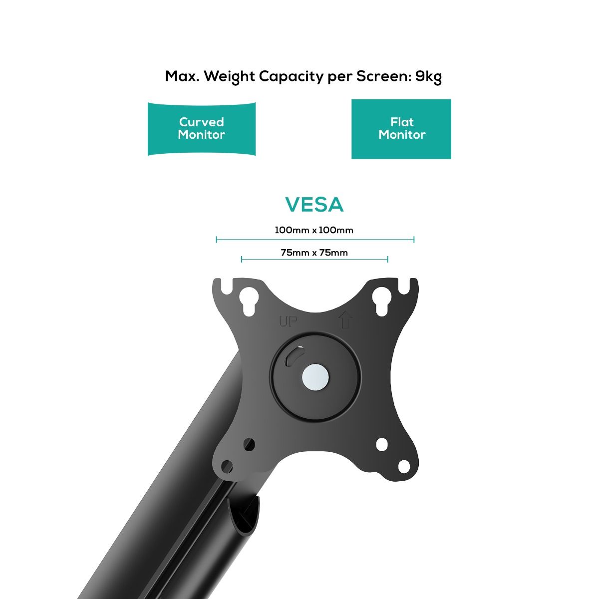 activiva Ergolife Single-Screen Gas Spring Monitor Arm
