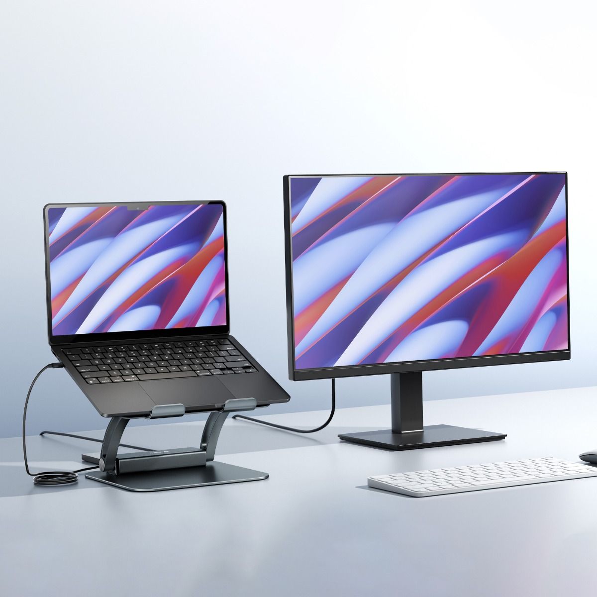 mbeat Stage P6 Laptop Stand with USB-C Dock