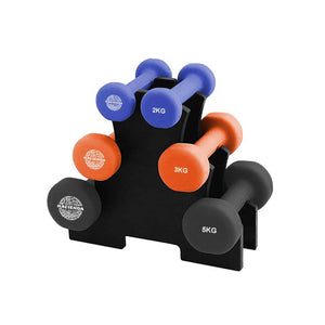 Dumbbell Set-7pc 2/3/5kg 20Kg with Rack