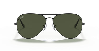 Aviator Large Metal II Sunglasses in Black and Green