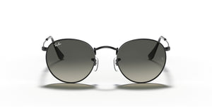 Round Flat Grey Gradient Lenses Sunglasses