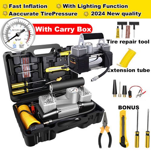 4WD Car Pump Truck 12V 150PSI Car Air Compressor Portable Tyre Deflator Inflator - Factory Direct Shop