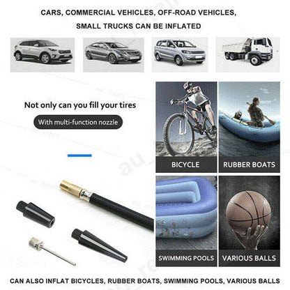 4WD Car Pump Truck 12V 150PSI Car Air Compressor Portable Tyre Deflator Inflator - Factory Direct Shop