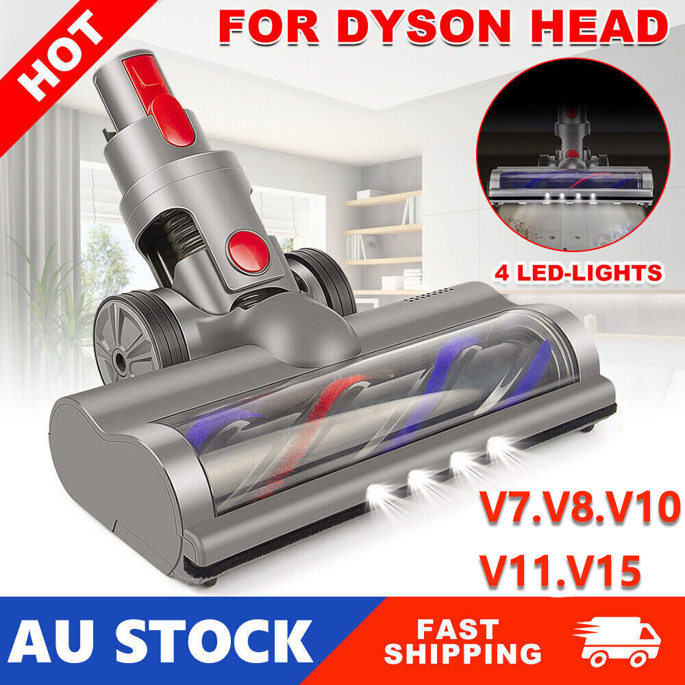 LED Roller Brush Head Floor Tool DYSON V7 V8 V10 V11 V15 SV12 SV14 Vacuum Carp - Factory Direct Shop