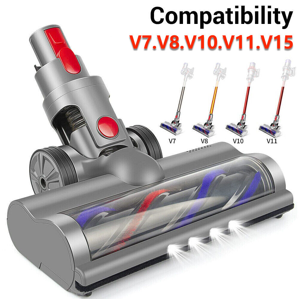 LED Roller Brush Head Floor Tool DYSON V7 V8 V10 V11 V15 SV12 SV14 Vacuum Carp - Factory Direct Shop