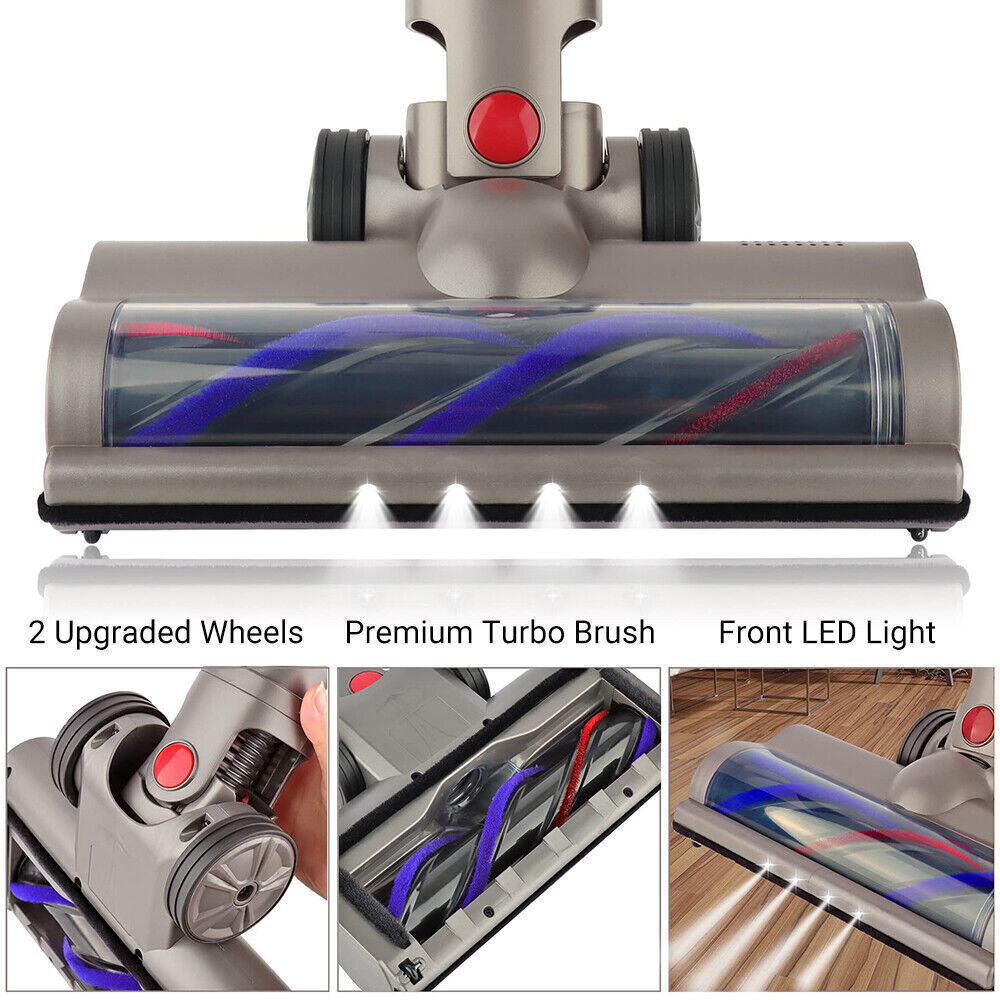 LED Roller Brush Head Floor Tool DYSON V7 V8 V10 V11 V15 SV12 SV14 Vacuum Carp - Factory Direct Shop