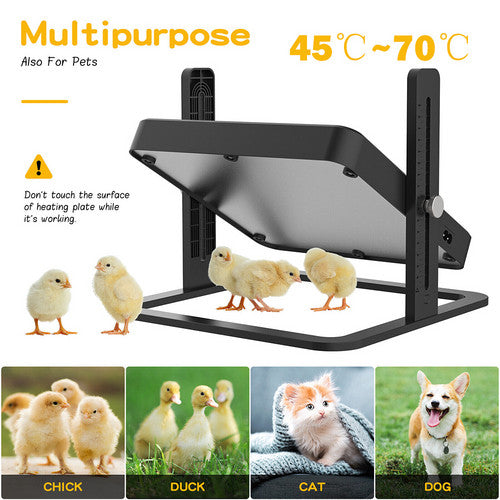 Chick Brooder Heating Plate Warmer Chicken Coop Brooding Heater Poultry Durable - Factory Direct Shop