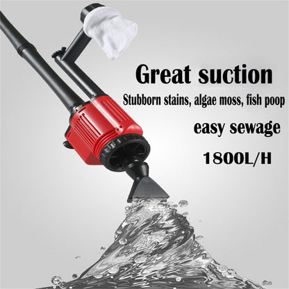 7 - in - 1 Aquarium Sand Washer Upgrade AU Plug / 15W 66LED RGBW Aluminum Shell Stand Light 40CM/28 - Button Control - Factory Direct Shop