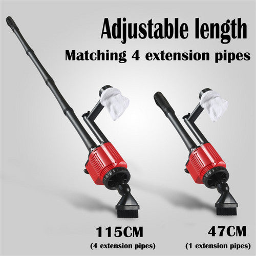 7 - in - 1 Aquarium Sand Washer Upgrade AU Plug / 15W 66LED RGBW Aluminum Shell Stand Light 40CM/28 - Button Control - Factory Direct Shop