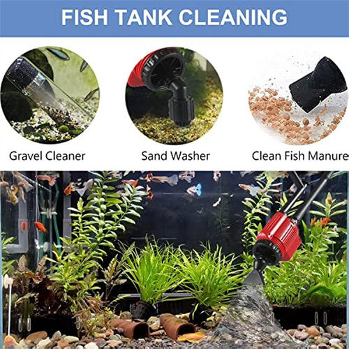 7 - in - 1 Aquarium Sand Washer Upgrade AU Plug / 15W 66LED RGBW Aluminum Shell Stand Light 40CM/28 - Button Control - Factory Direct Shop