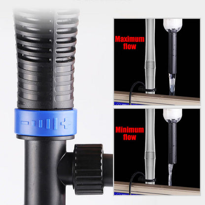 Aquarium cleaner 20W 1000L/H &15W/ 66LED RGBW aluminum shell bracket light 40CM/28 - button control - Factory Direct Shop