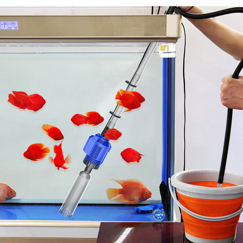 Aquarium cleaner 20W 1000L/H &15W/ 66LED RGBW aluminum shell bracket light 40CM/28 - button control - Factory Direct Shop