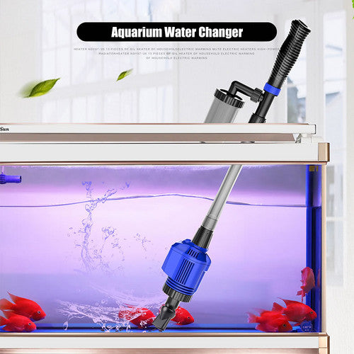 Aquarium cleaner 20W 1000L/H &15W/ 66LED RGBW aluminum shell bracket light 40CM/28 - button control - Factory Direct Shop