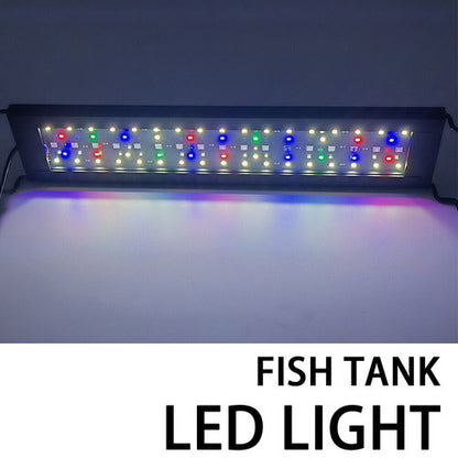 Aquarium cleaner 20W 1000L/H &15W/ 66LED RGBW aluminum shell bracket light 40CM/28 - button control - Factory Direct Shop