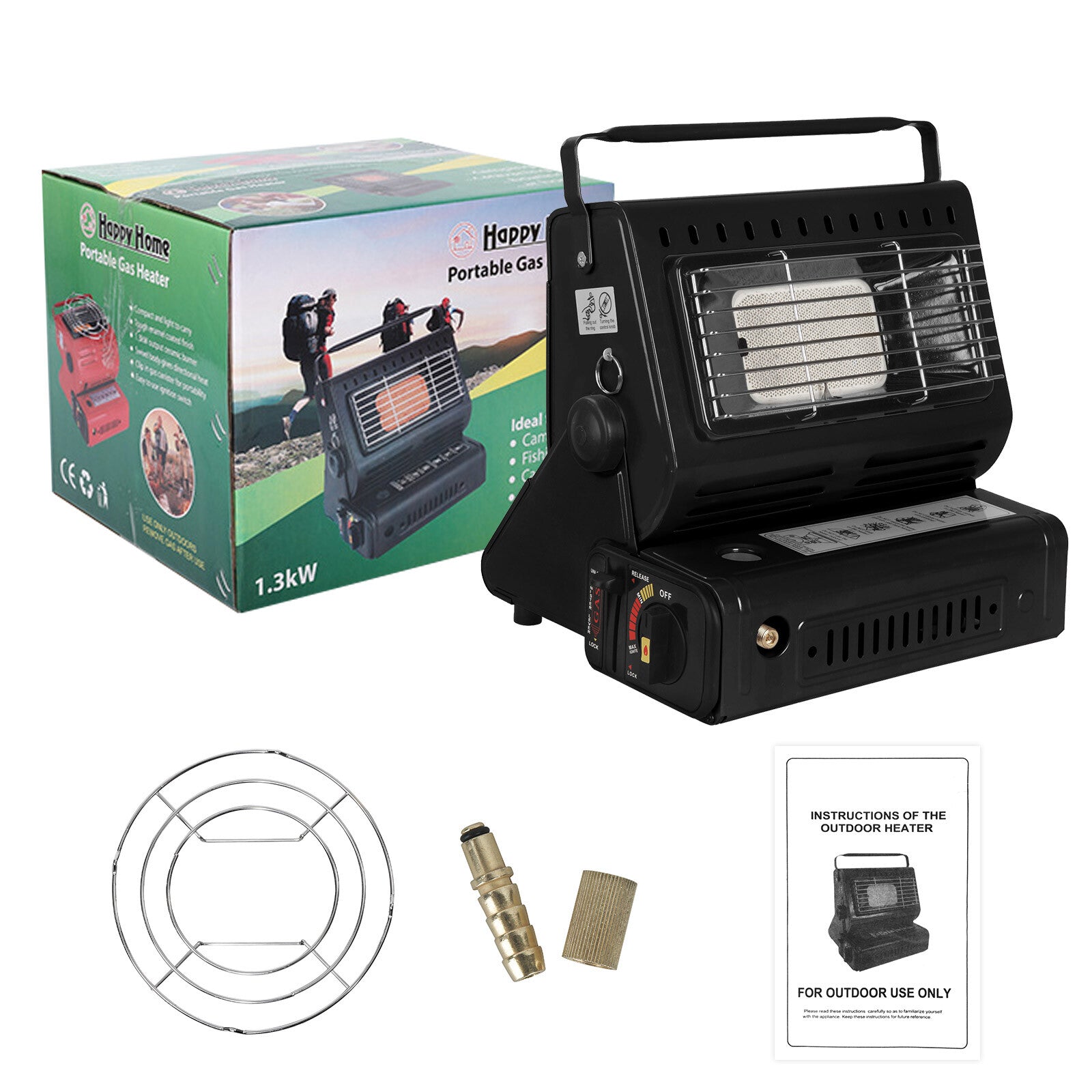 Portable Butane Gas Heater Cooker Camping Tent Outdoor Hiking Camper Survival AU - Factory Direct Shop