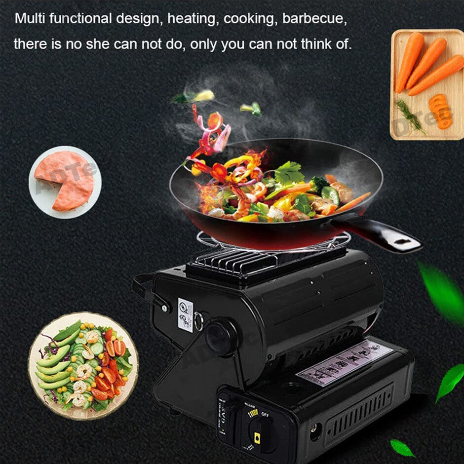Portable Butane Gas Heater Cooker Camping Tent Outdoor Hiking Camper Survival AU - Factory Direct Shop