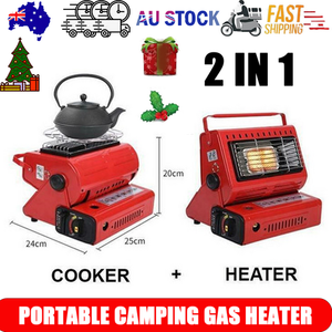 Portable Butane Gas Heater Cooker Camping Tent Outdoor Hiking Camper Survival AU - Factory Direct Shop