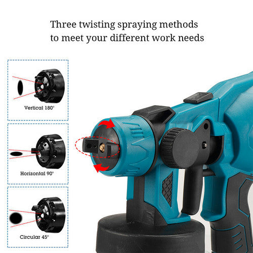 Cordless High Pressure Airless Spray Gun Paint Sprayer For Makita 18V Battery - Factory Direct Shop