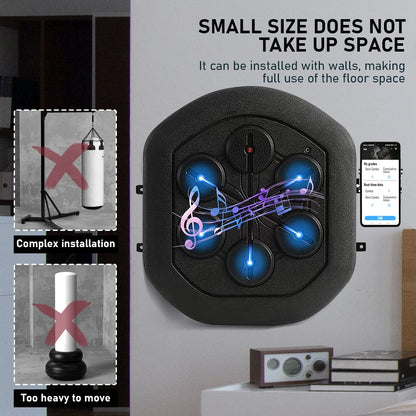 Boxing Wall Target Machine Music Glove Intelligent APP Combat