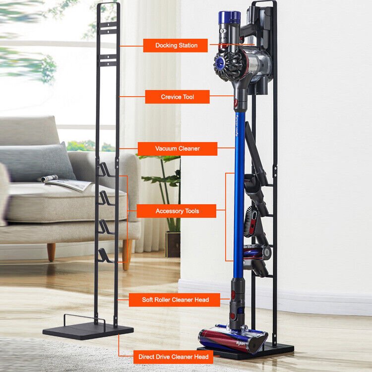 Vacuum Cleaner Rack Holder Freestanding holder for Dyson Stand V6 V7 V8 V10 V11 - Factory Direct Shop