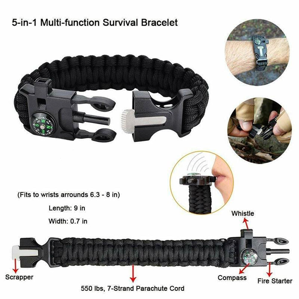Survival Kit 32 in 1 Outdoor Sports Hiking Camping SOS Tool Equipment