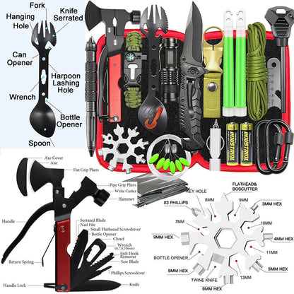 Survival Kit-32 In 1 Emergency Camping SOS &nbsp;Hiking