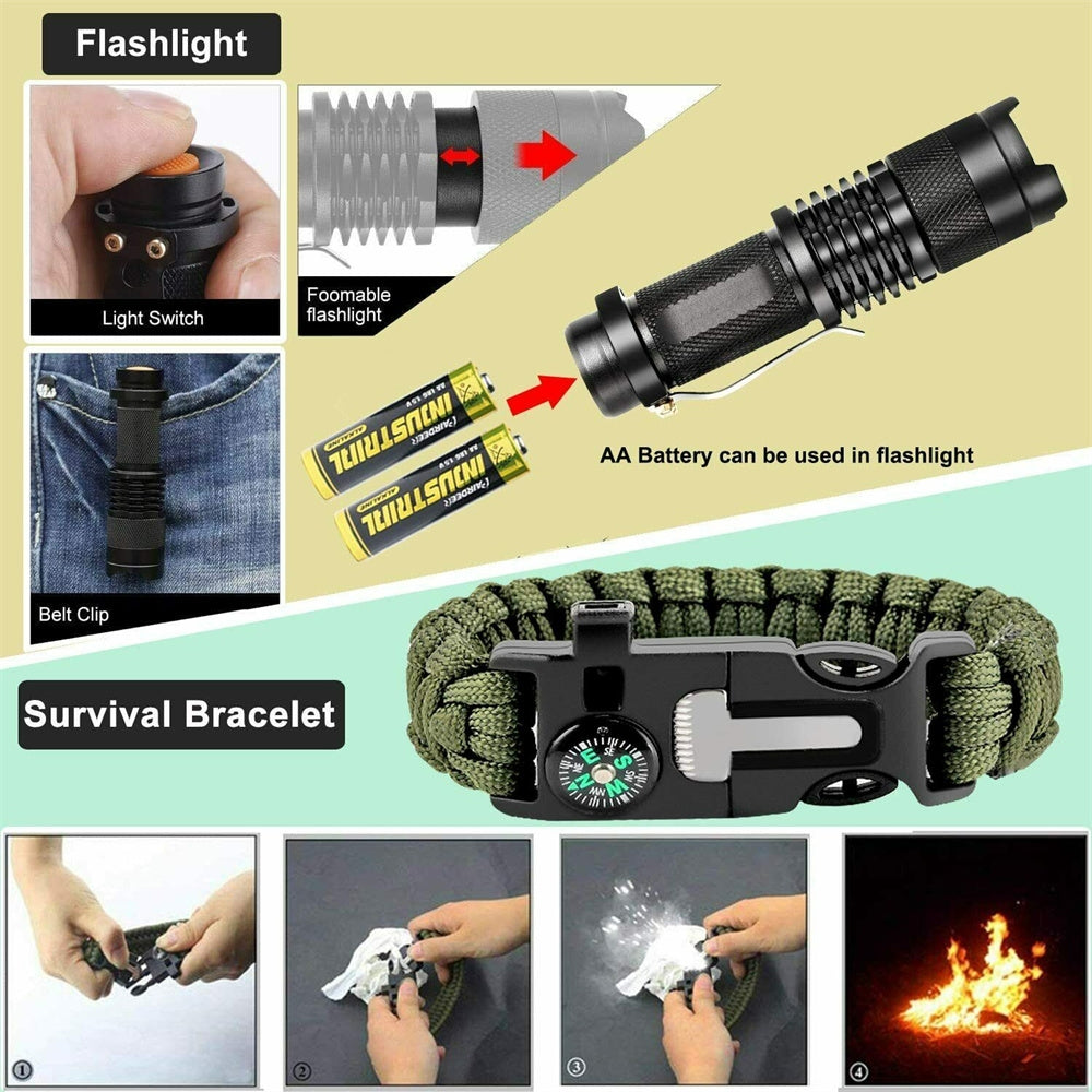 Survival Kit-32 In 1 Emergency Camping SOS &nbsp;Hiking