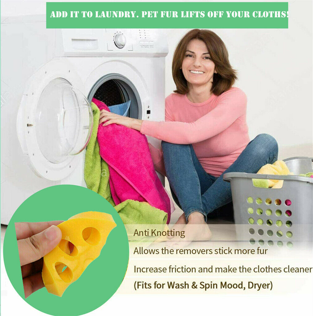 2 Pcs Pet Hair Remover Floating Fur Catcher Laundry Lint Dog CAT Washing Machine - Factory Direct Shop