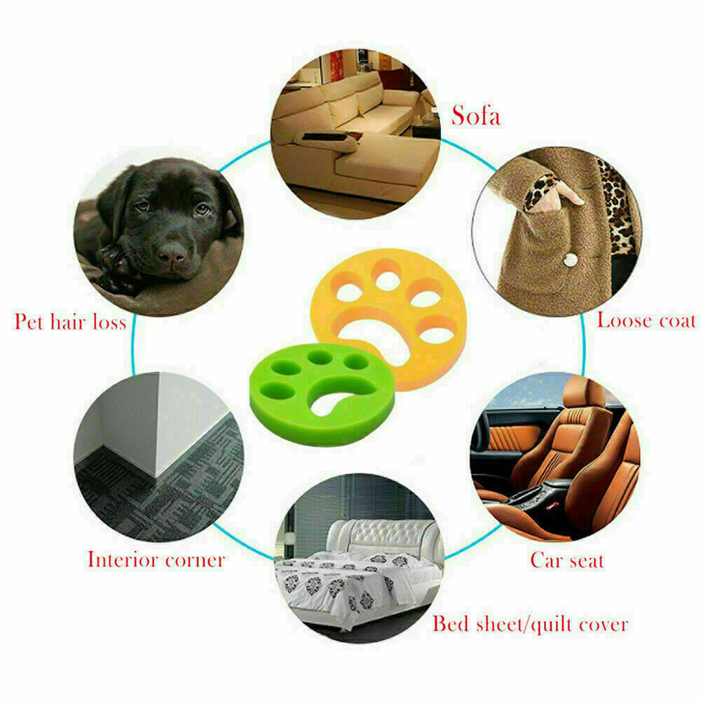 2 Pcs Pet Hair Remover Floating Fur Catcher Laundry Lint Dog CAT Washing Machine - Factory Direct Shop