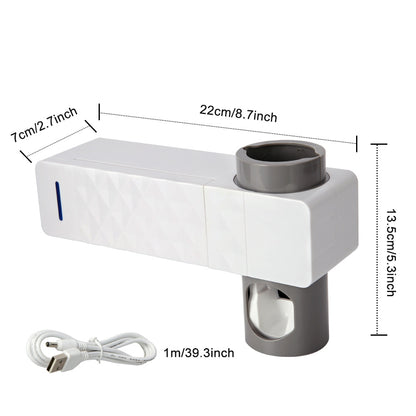 UV Lamp Sterilizer Toothbrush Holder Bathroom Automatic Toothpaste Health Clean - Factory Direct Shop