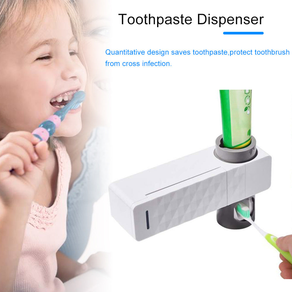 UV Lamp Sterilizer Toothbrush Holder Bathroom Automatic Toothpaste Health Clean - Factory Direct Shop