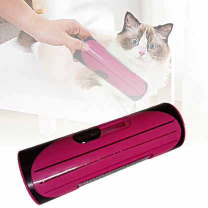 Pet Dog Cat Hair Fur Deshedding Shedding Trimmer Grooming Roll Comb Brush red - Factory Direct Shop