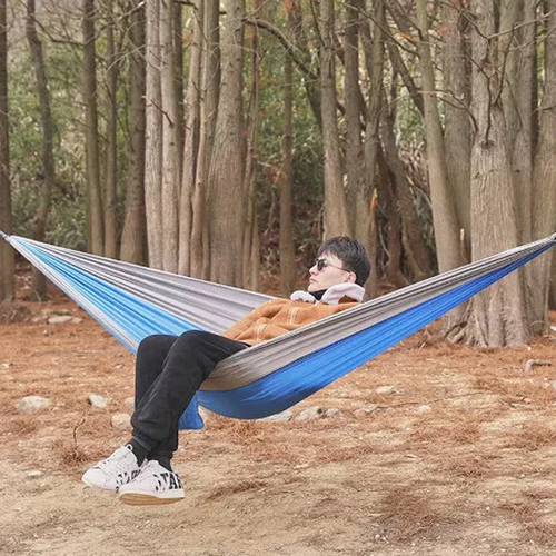 Camping Hammock-260x140cm Lightblue